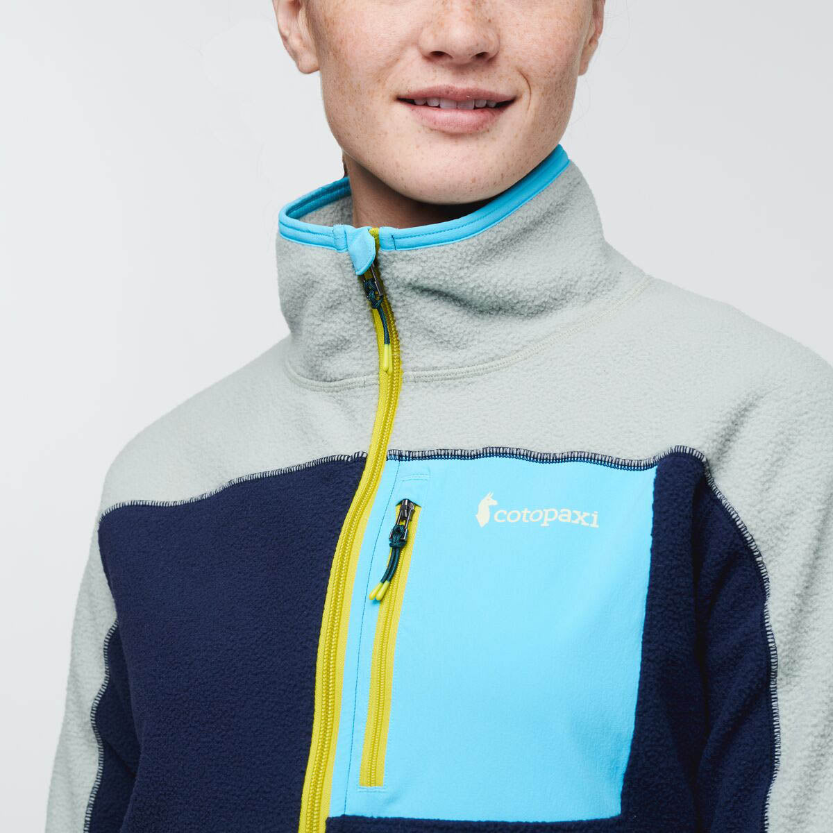 Abrazo Fleece Half-Zip Jacket  - Brush &amp; Maritime