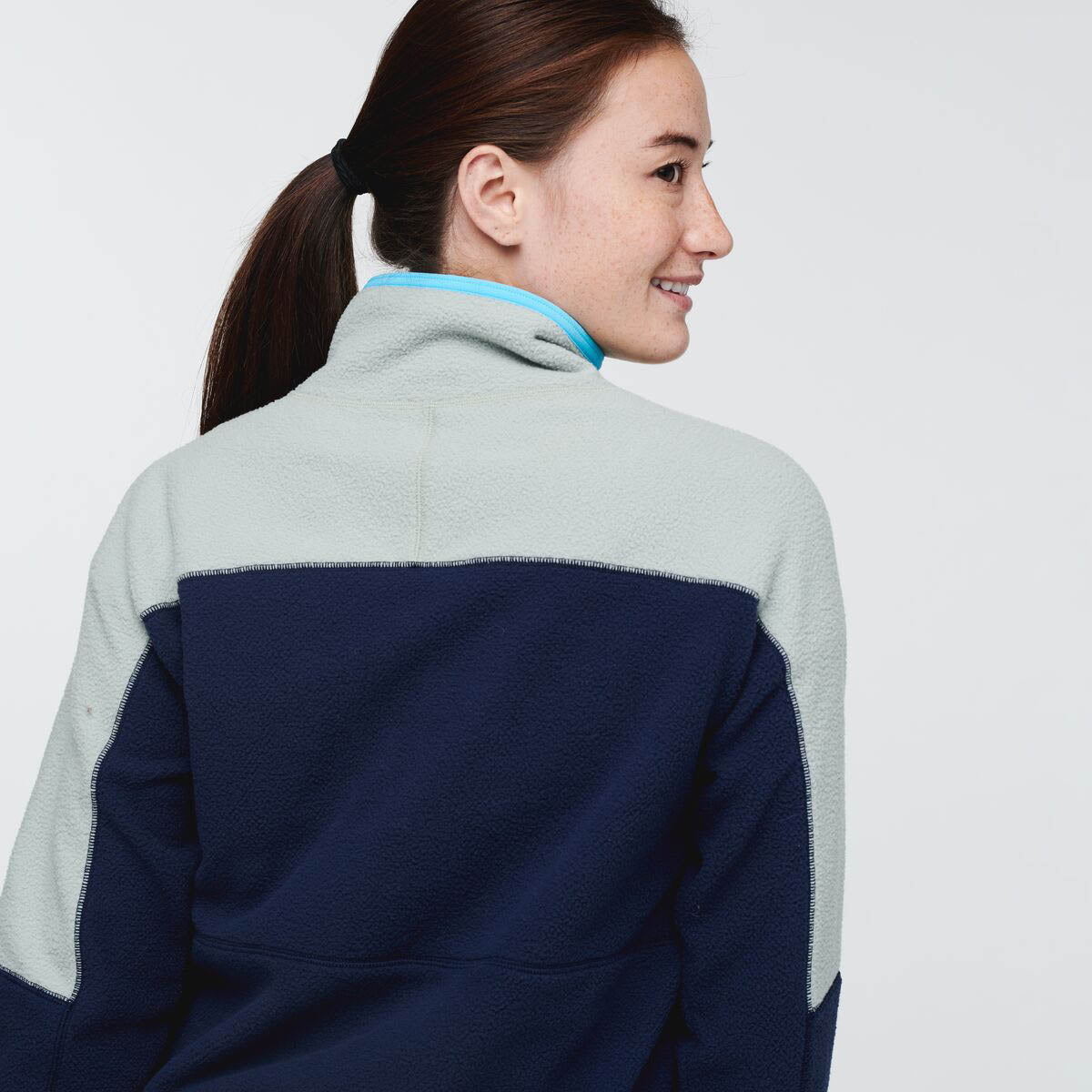 Abrazo Fleece Half-Zip Jacket  - Brush &amp; Maritime
