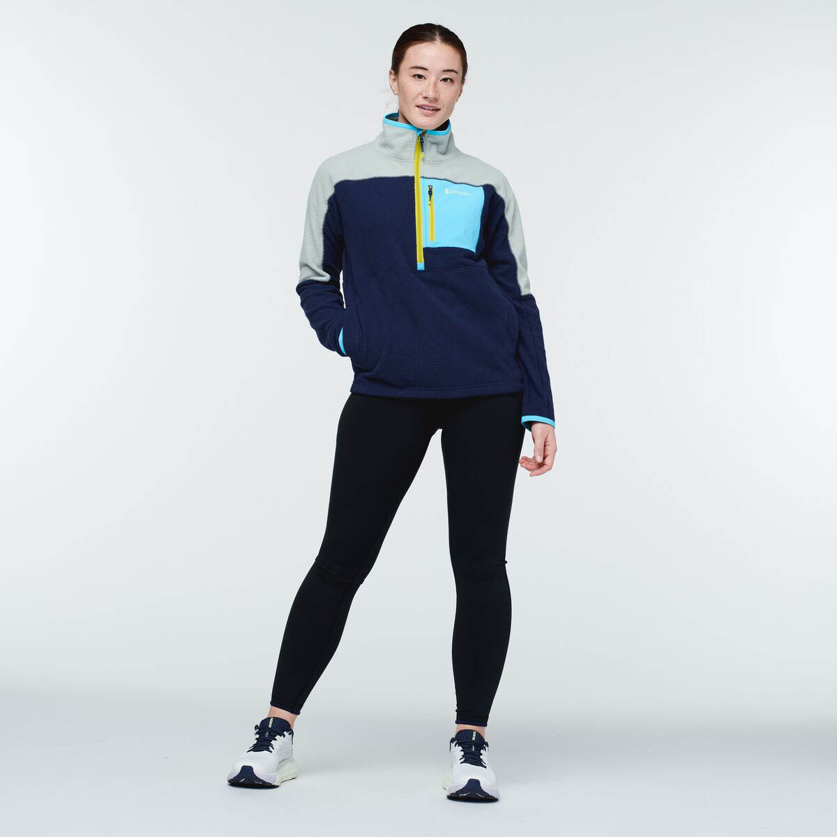 Abrazo Fleece Half-Zip Jacket  - Brush &amp; Maritime