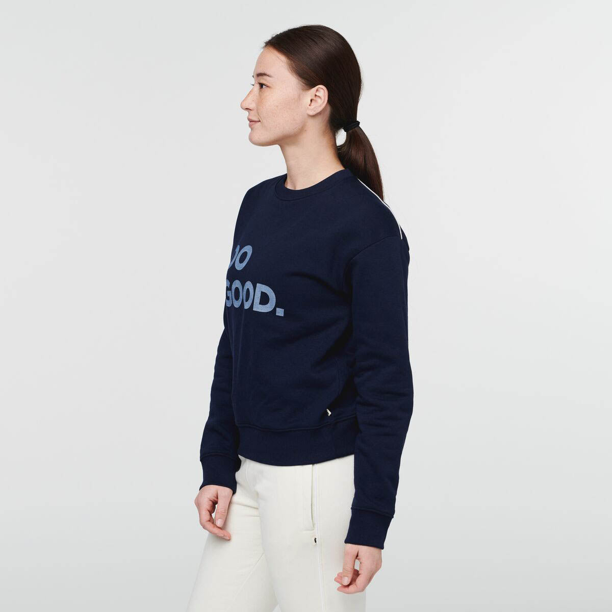 Do Good Organic CrewSweatshirt  - Maritime