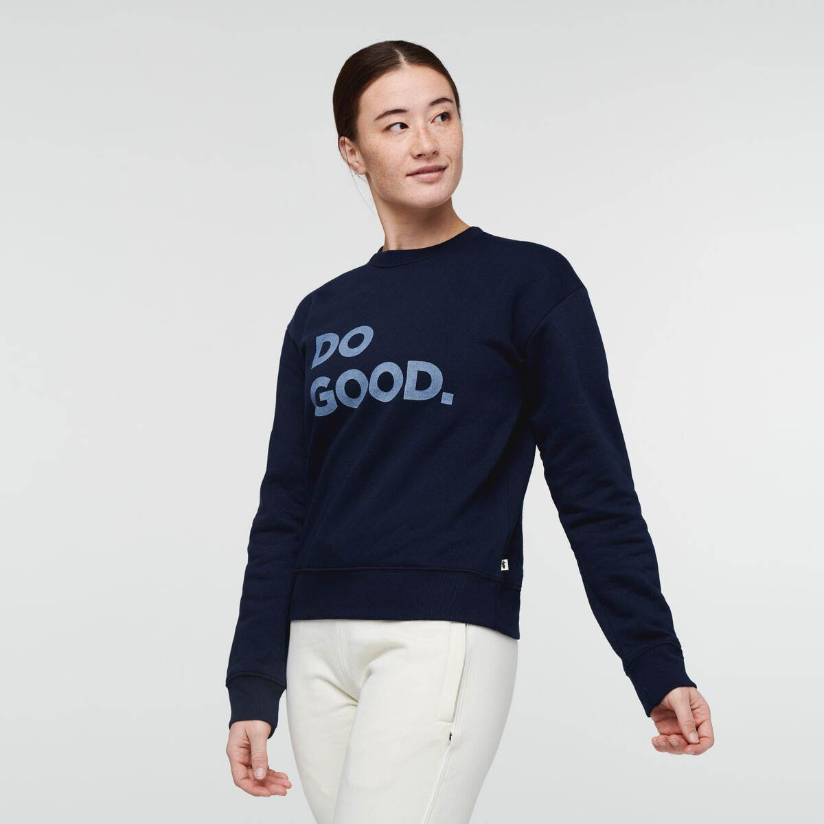 Do Good Organic CrewSweatshirt  - Maritime