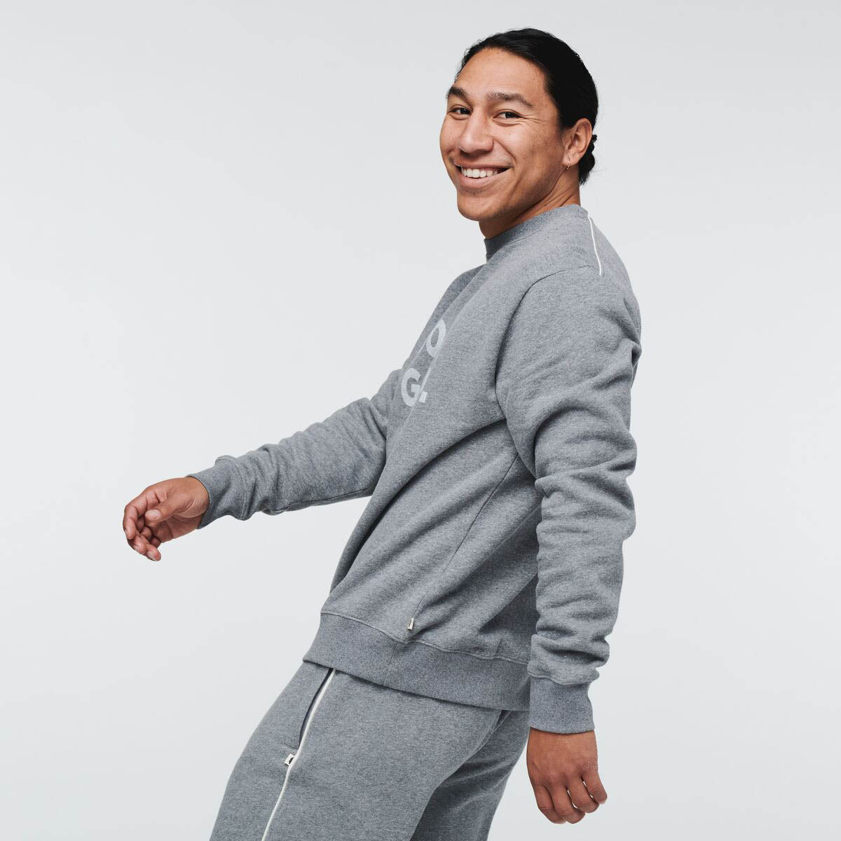 Do Good Organic Crew Sweatshirt - Heather Grey