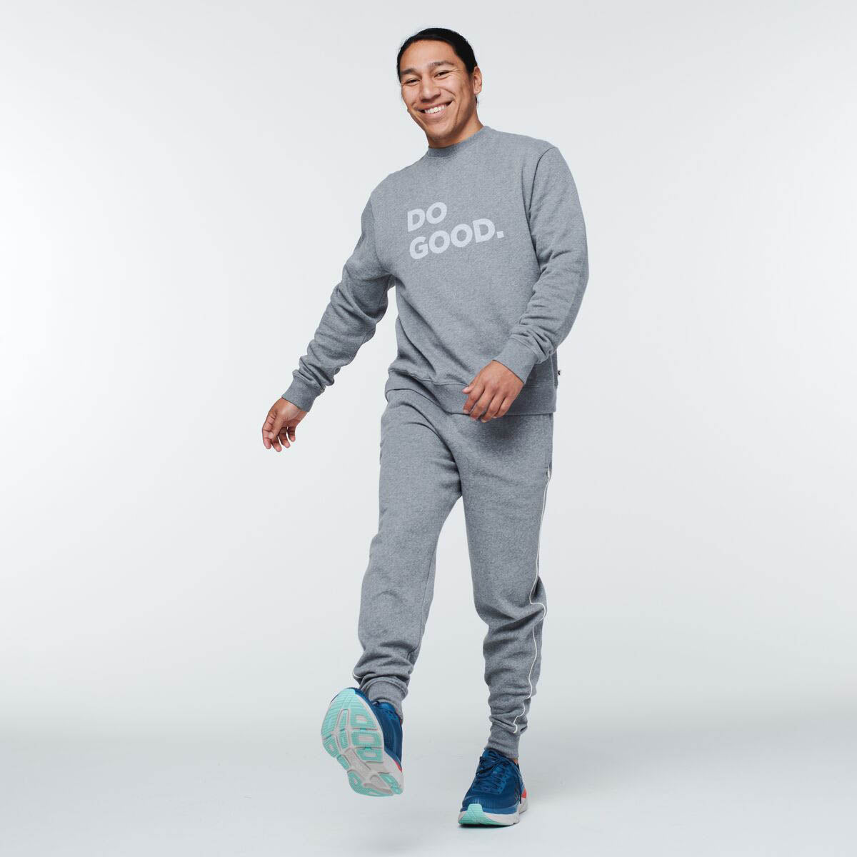 Do Good Organic Crew Sweatshirt - Heather Grey