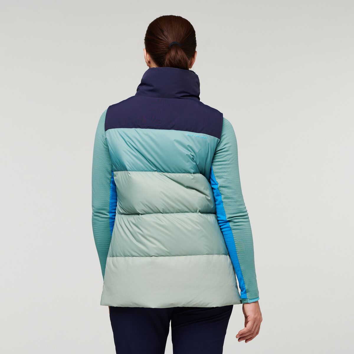 Solazo Down Vest  - Maritime &amp; Silver Leaf