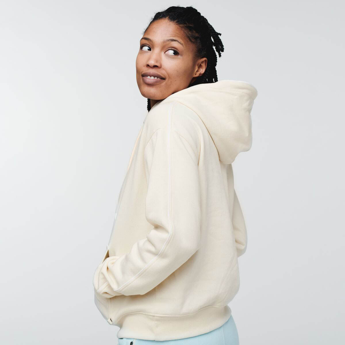 Do Good OrganicPullover Hoodie  - Bone