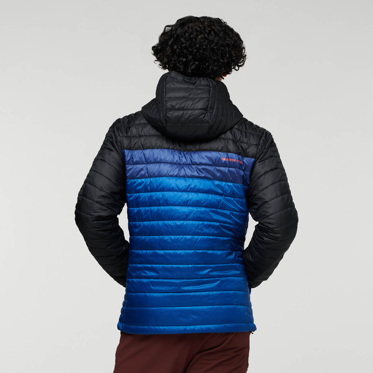 Capa Insulated Hooded Jacket  - Black &amp; Pacific