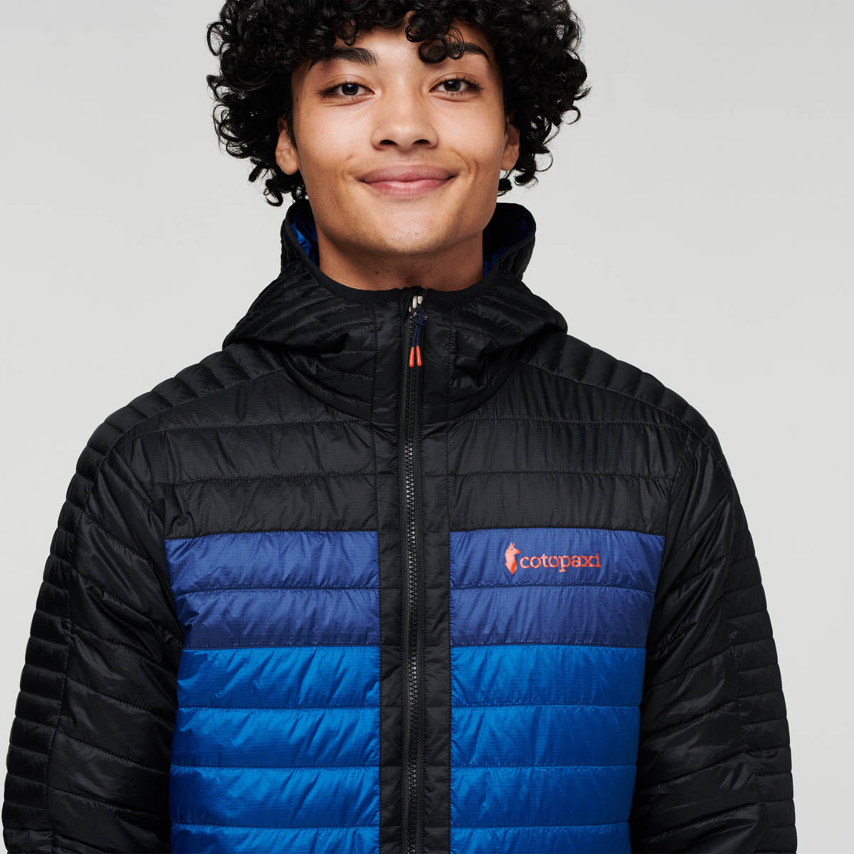 Capa Insulated Hooded Jacket  - Black &amp; Pacific