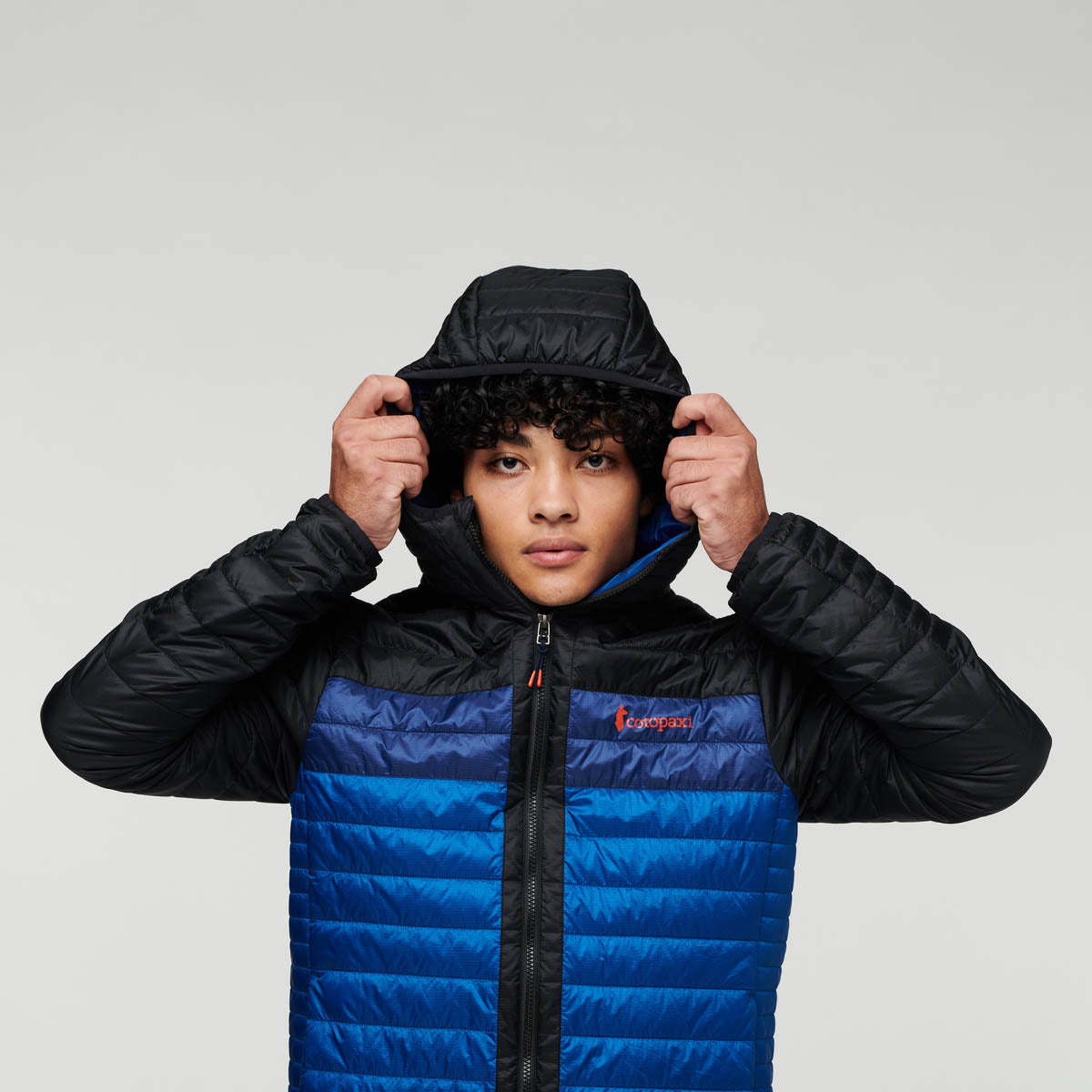 Capa Insulated Hooded Jacket  - Black &amp; Pacific