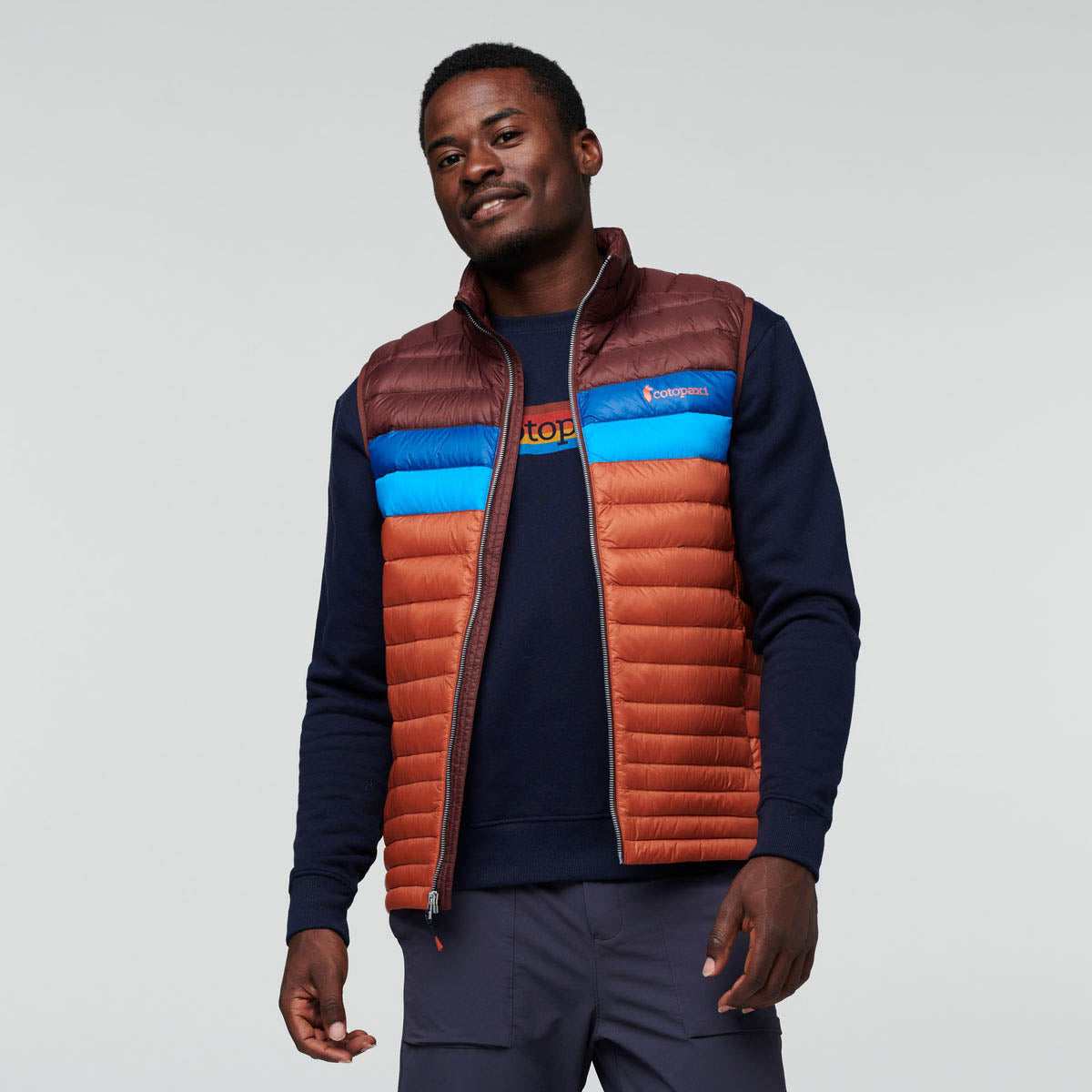 Fuego Down Vest  - Chestnut &amp; Spice