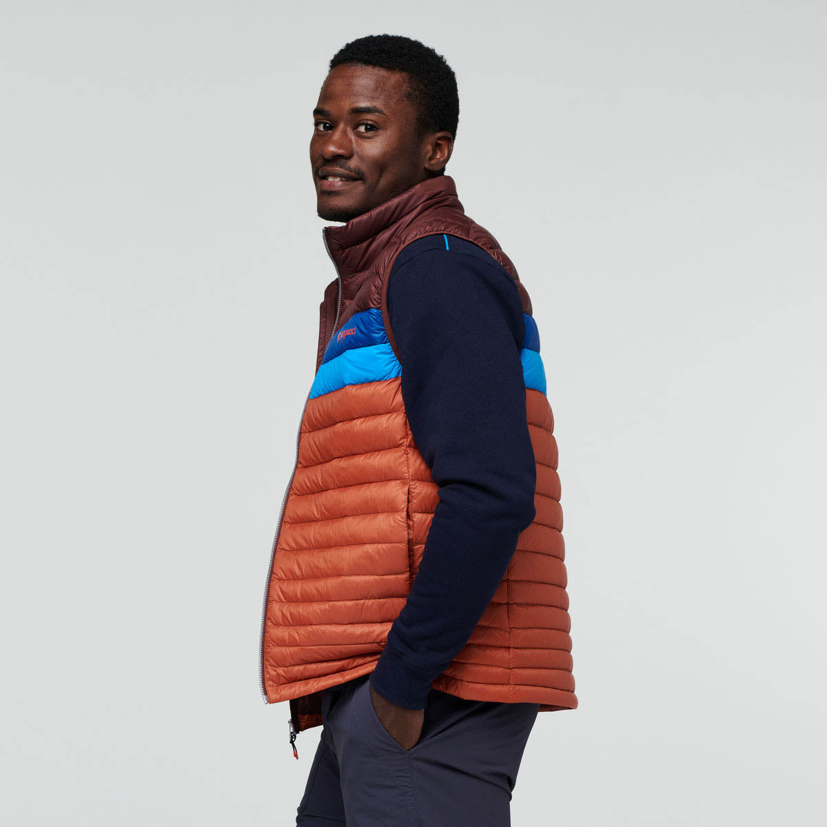 Fuego Down Vest  - Chestnut &amp; Spice