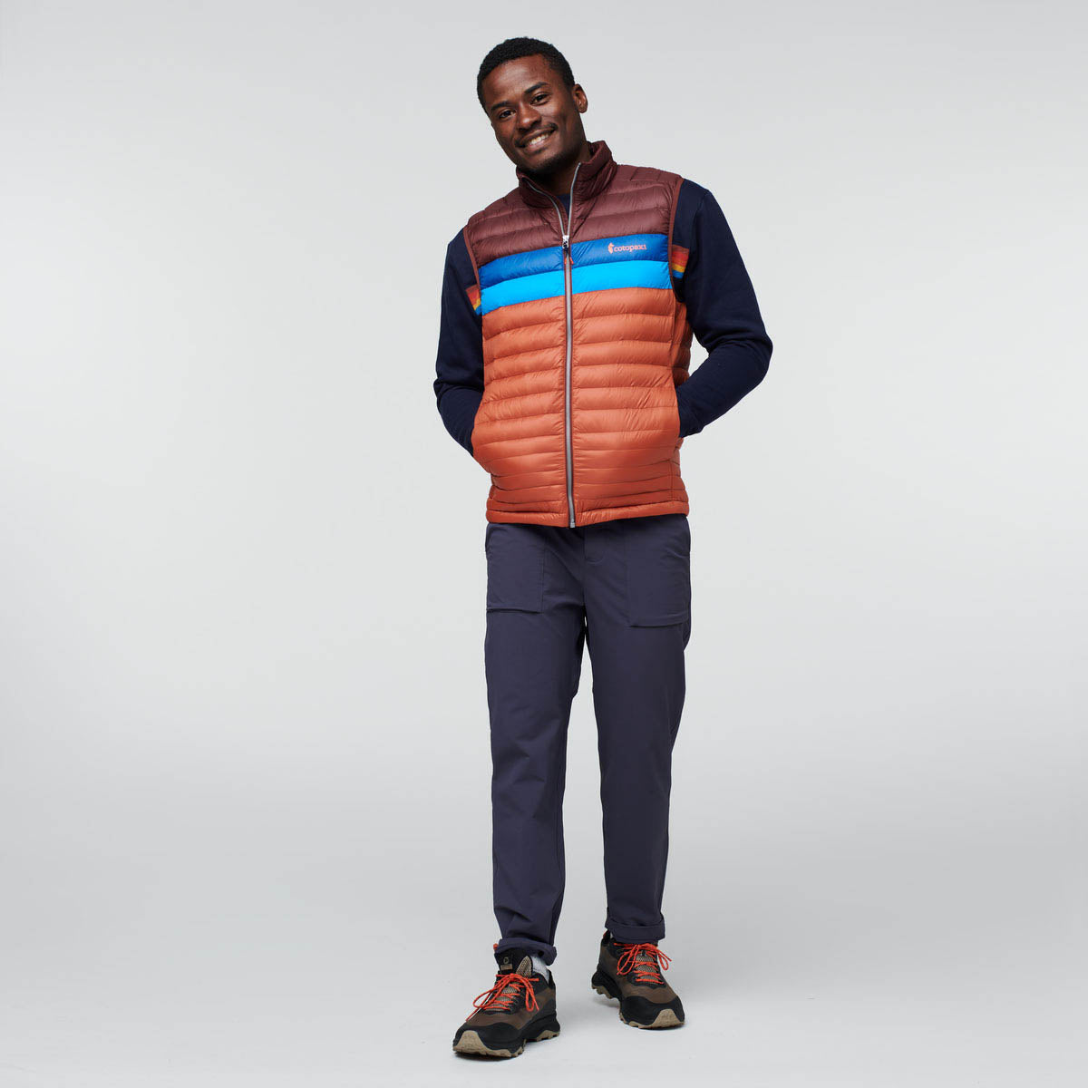 Fuego Down Vest  - Chestnut &amp; Spice