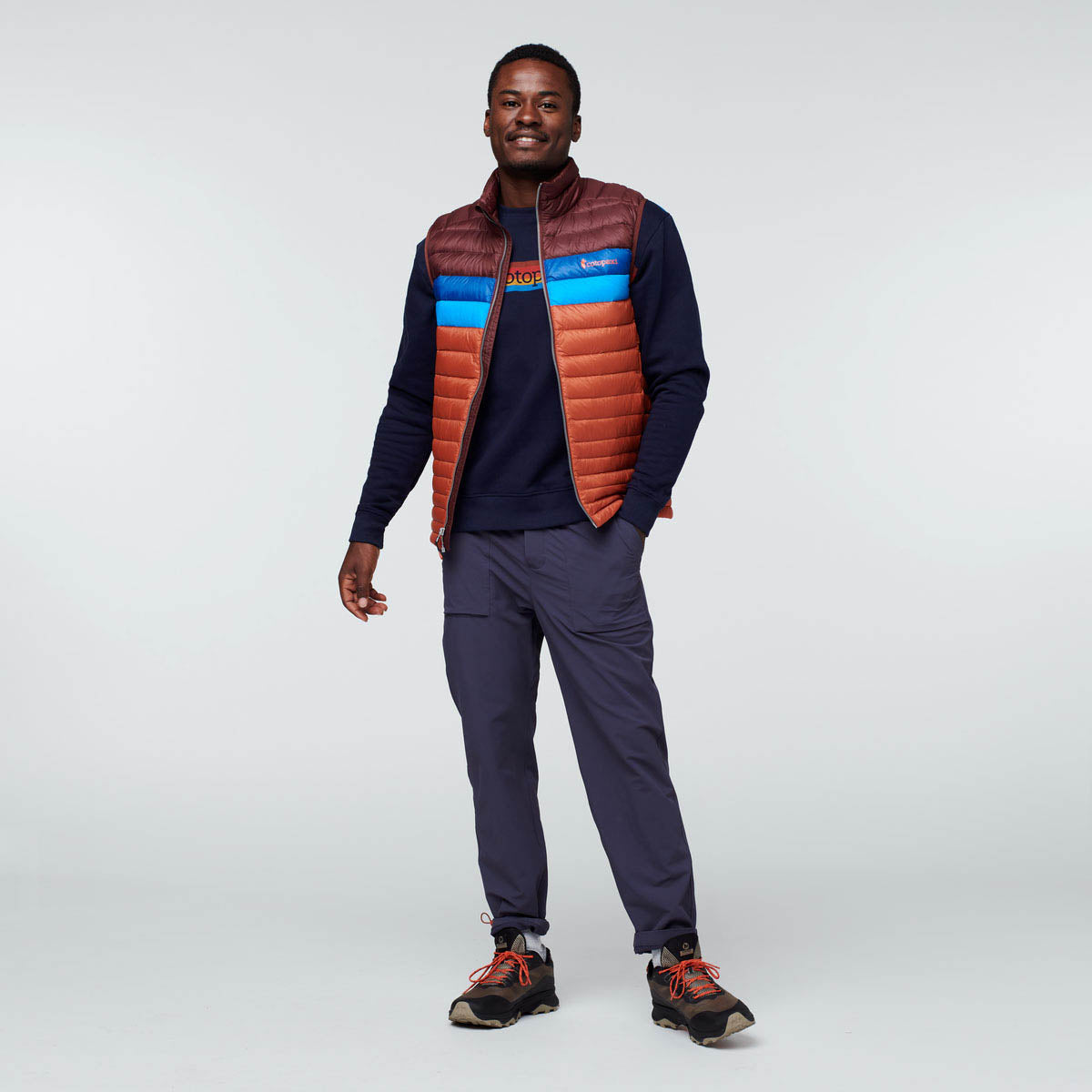 Fuego Down Vest  - Chestnut &amp; Spice