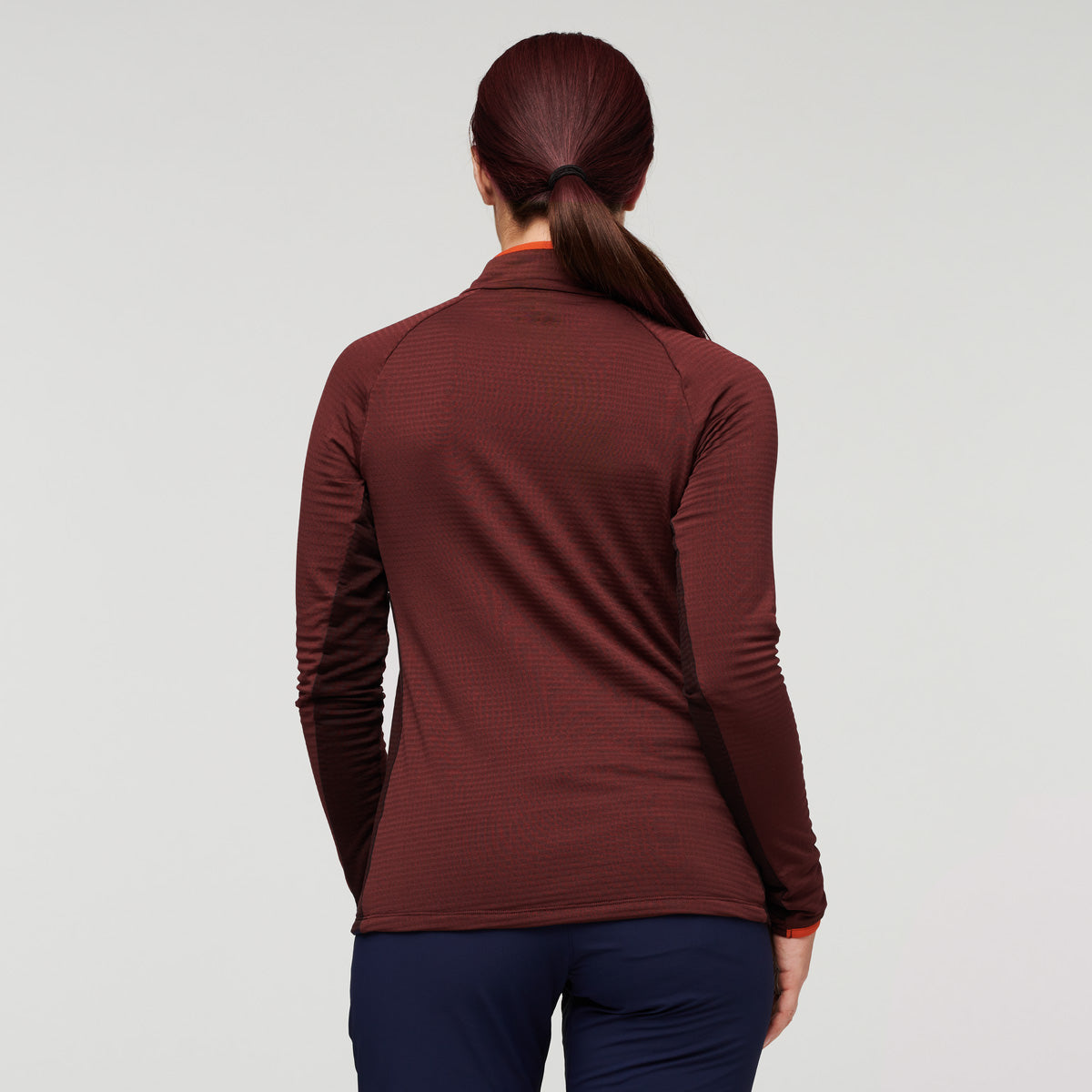 Otero Fleece Half-Zip Pullover  - Chestnut &amp; Maritime