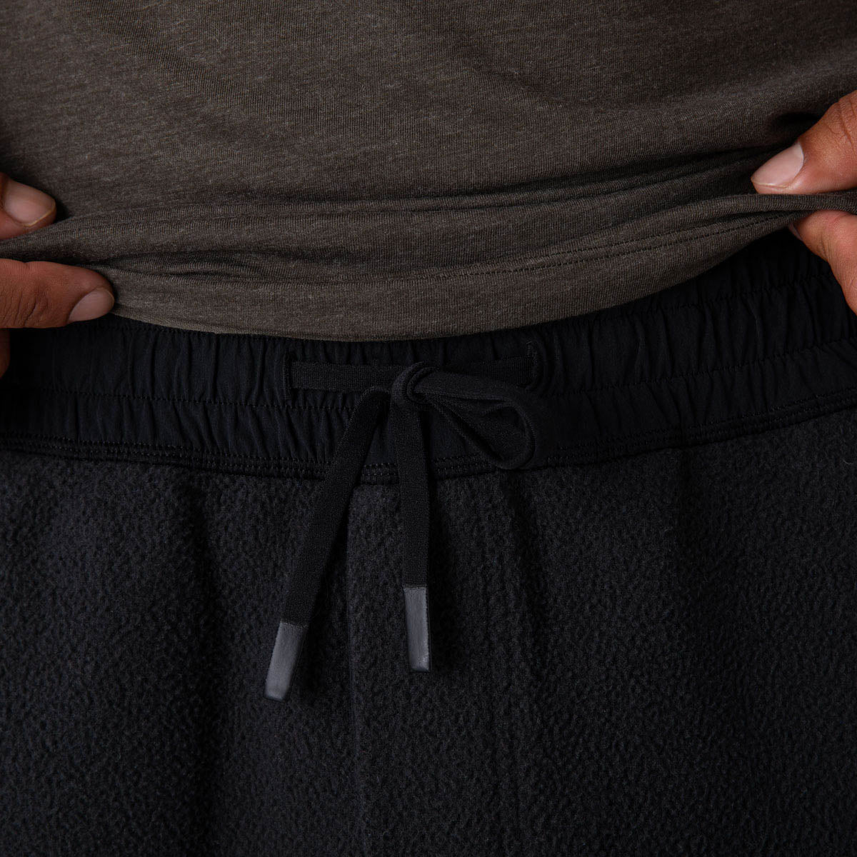 Abrazo Fleece Jogger - Black