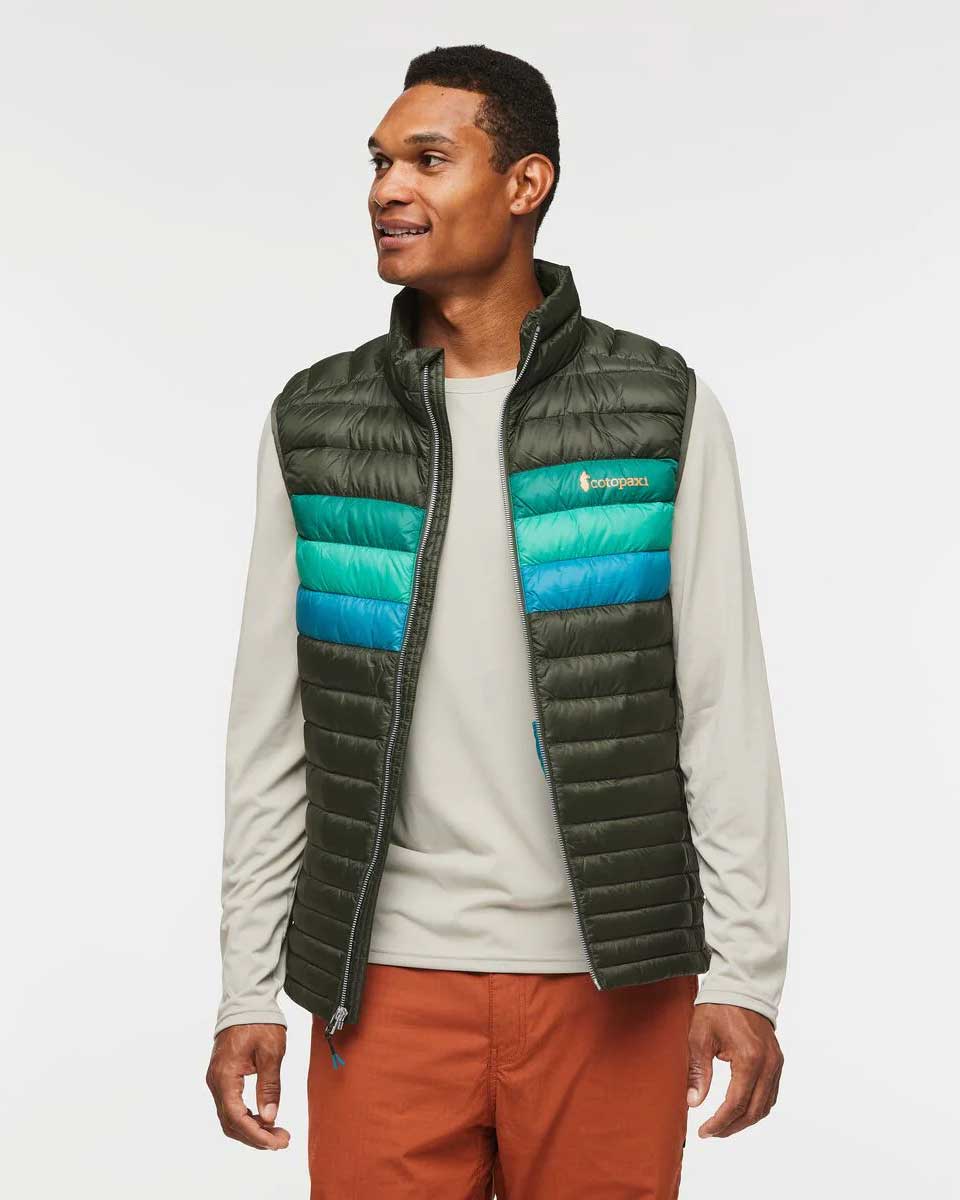 Fuego Down Vest - Woods Stripes