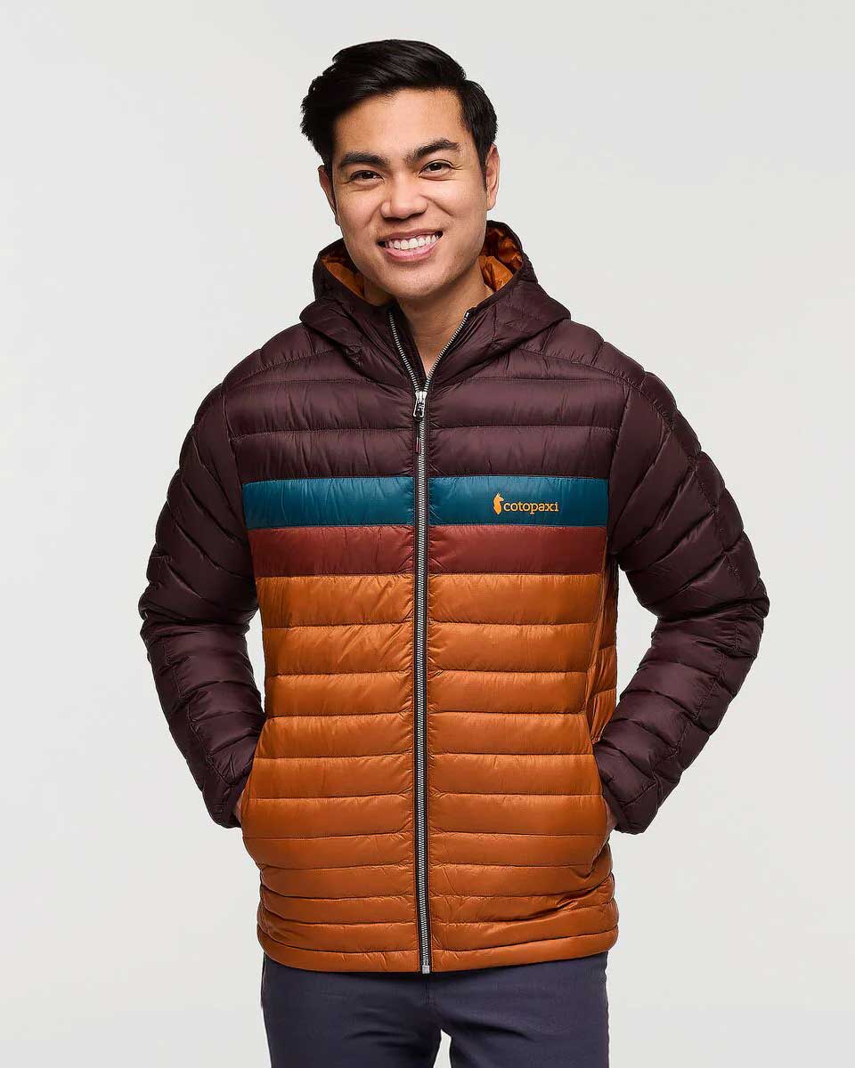 Veste à capuche Fuego Down - Coffee/Sienna