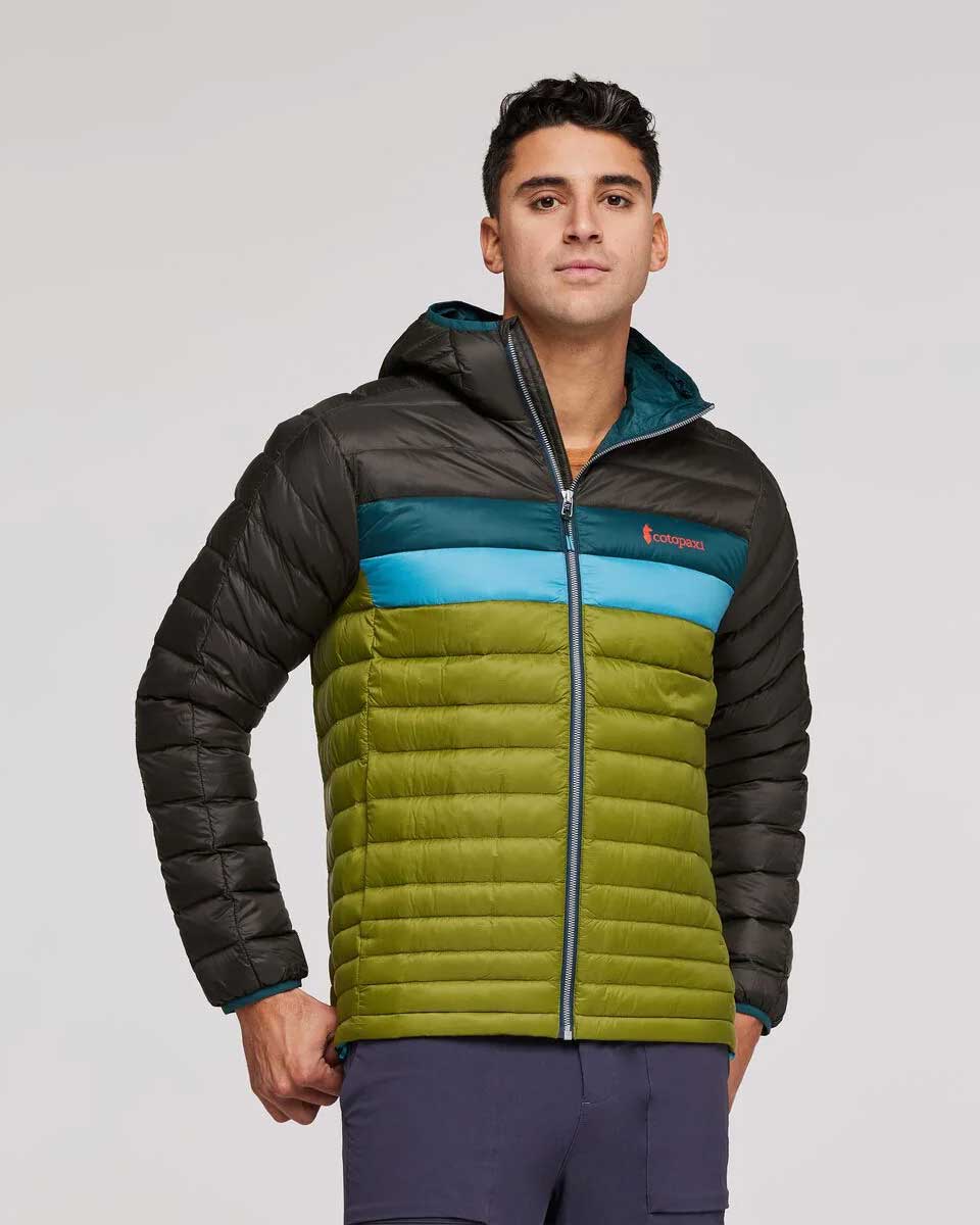 Veste à capuche Fuego Down - Fer et cèdre