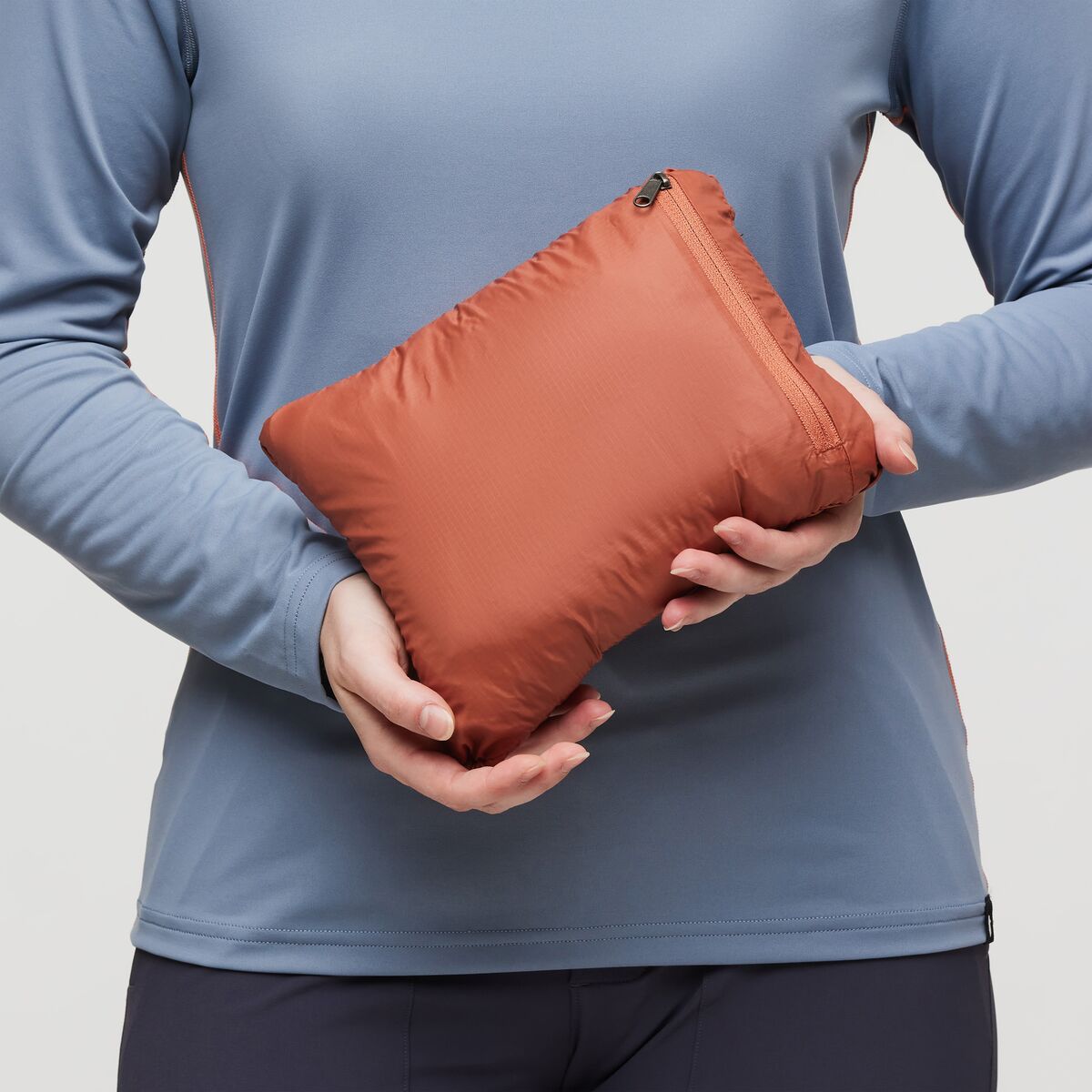 Fuego Down Vest - Faded Brick Stripes