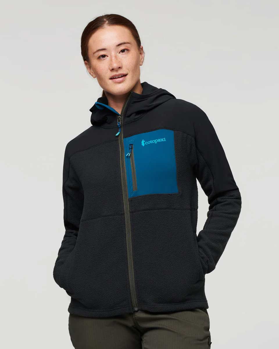 Abrazo Hood FullZip Fleece Jkt - Black