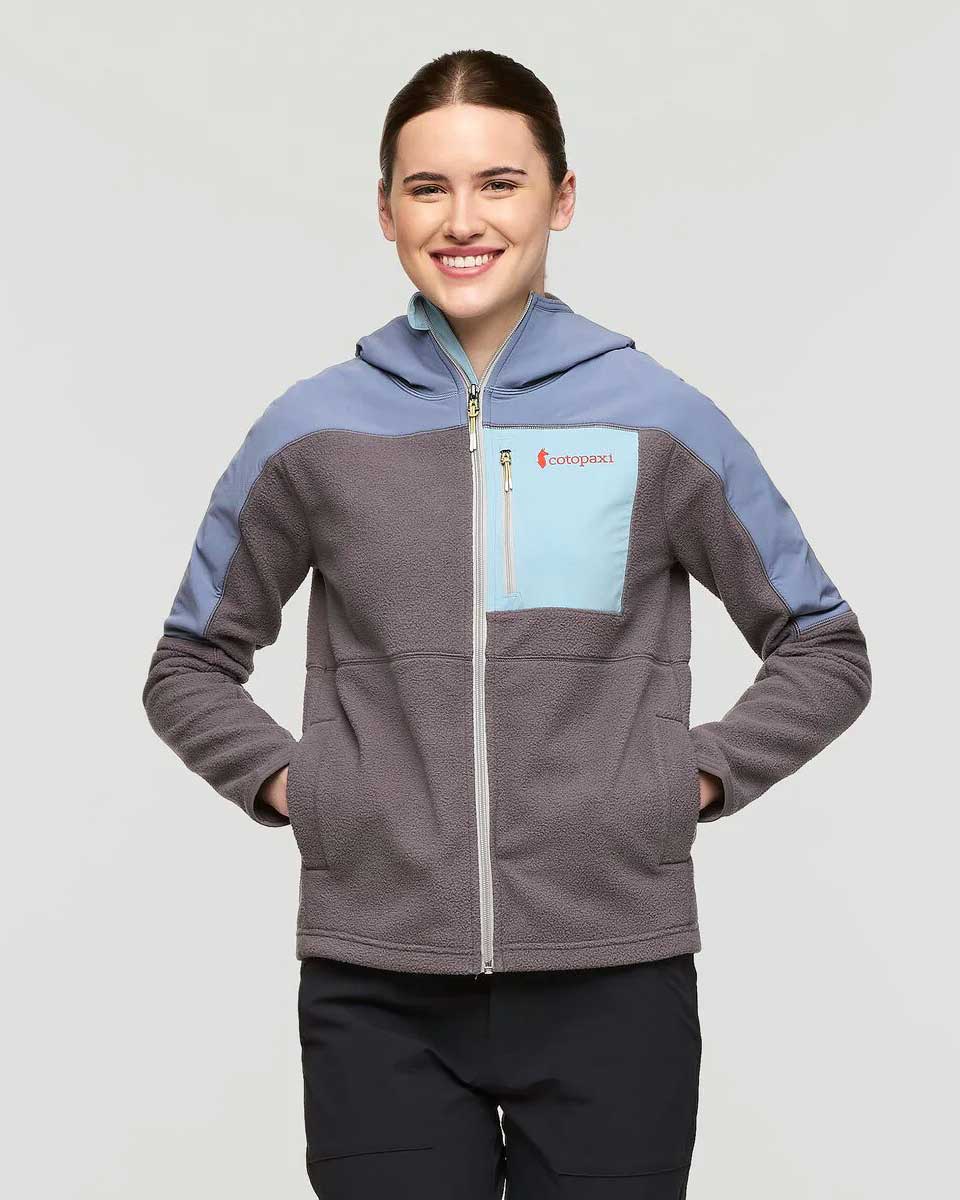 Abrazo Hood FullZip Fleece Jkt  - Tempest/Cinder