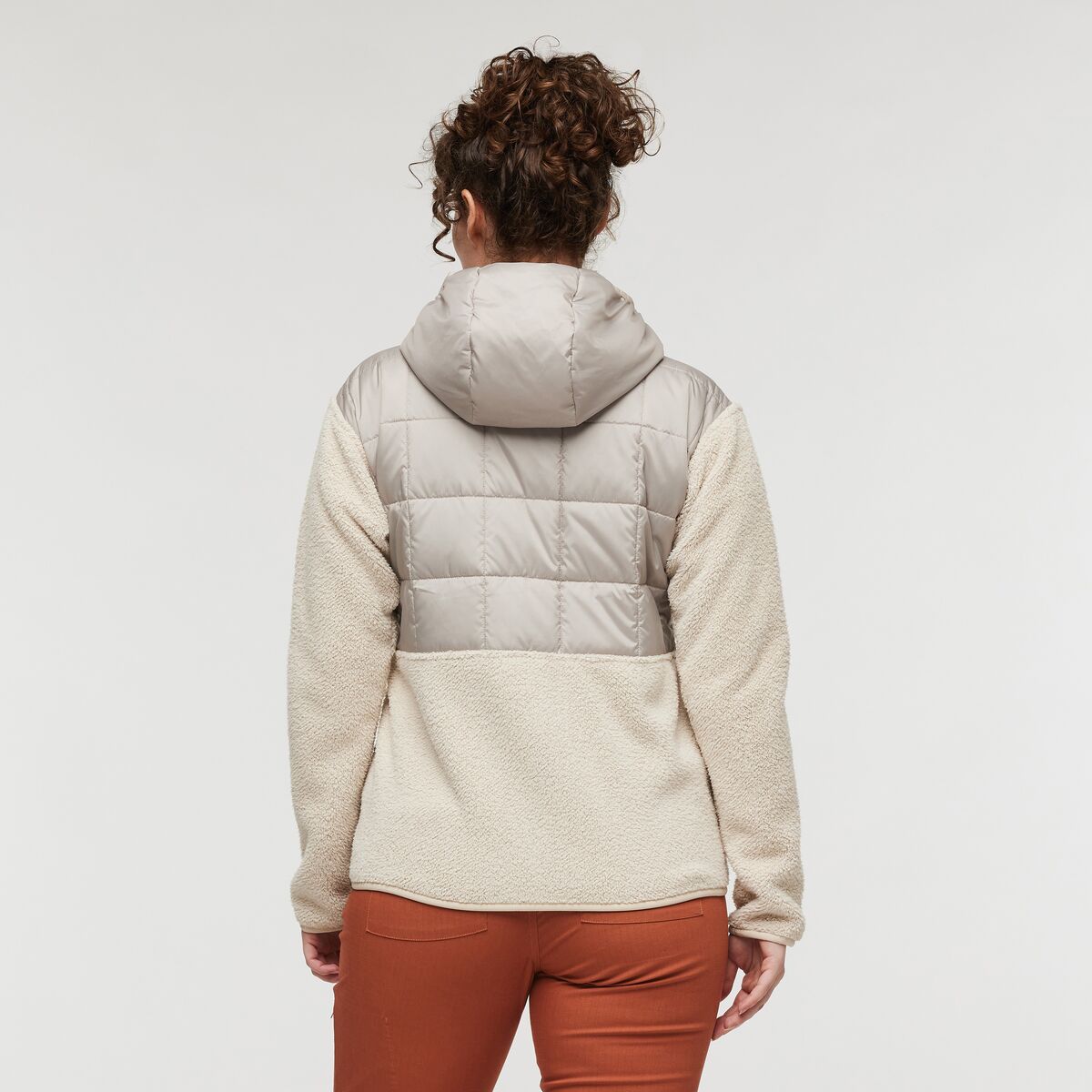 Trico Hybrid Hooded Jacket - Oatmeal/Cream