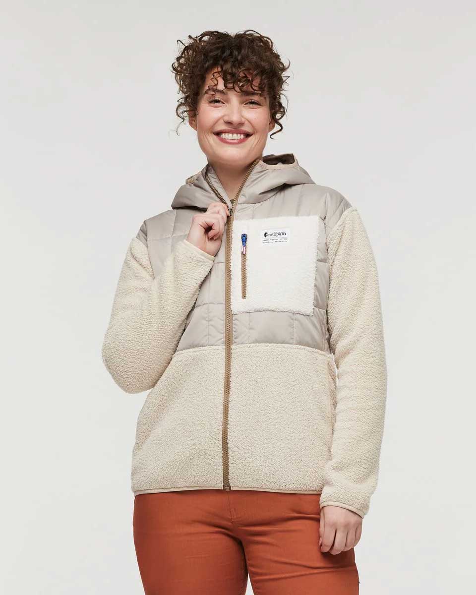 Veste à capuche Trico Hybrid - Oatmeal/Cream