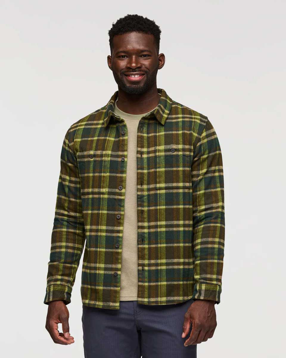 Mero Organic Flannel Shirt - Woods Plaid