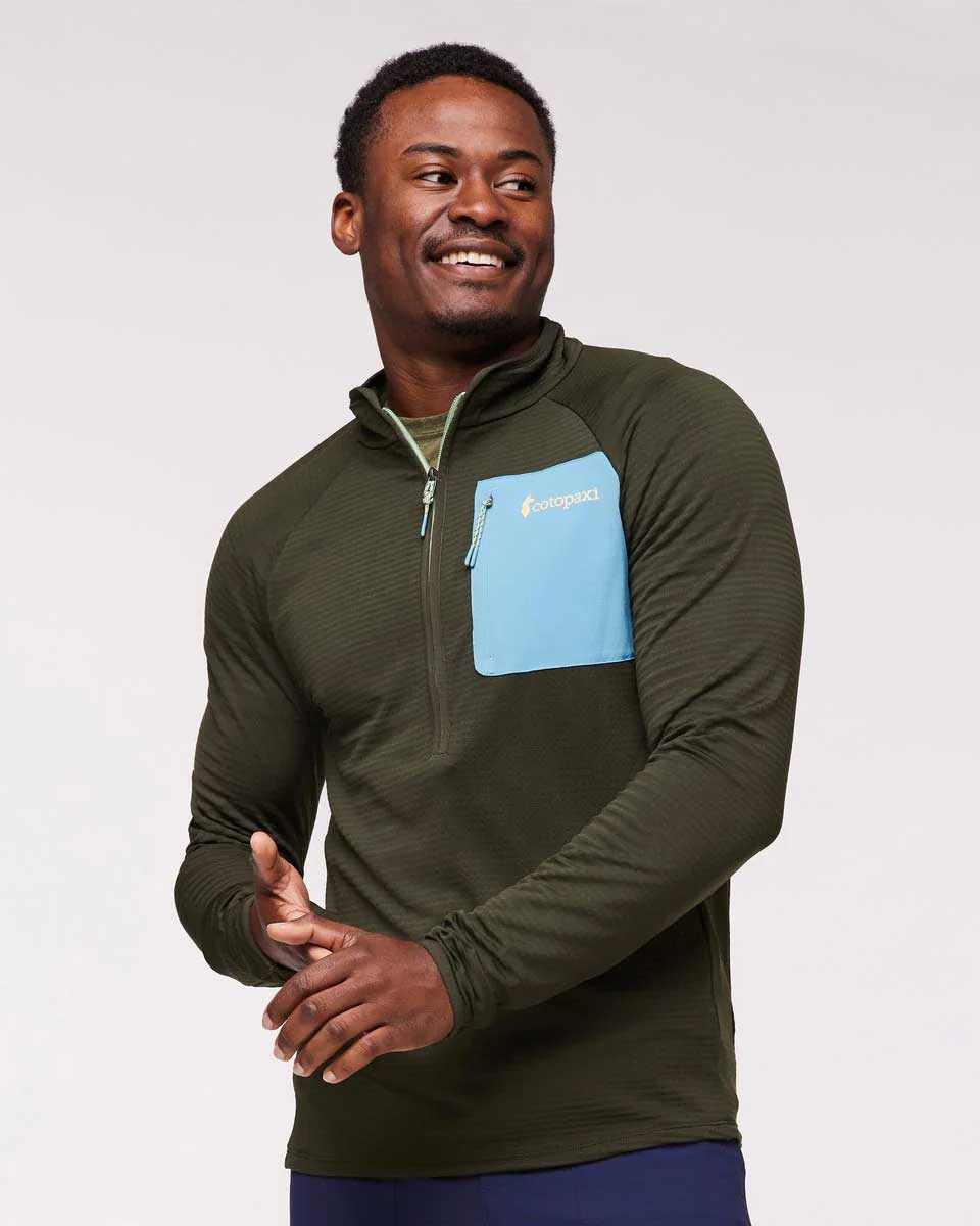 Pull demi-zip en laine polaire Otero - Woods