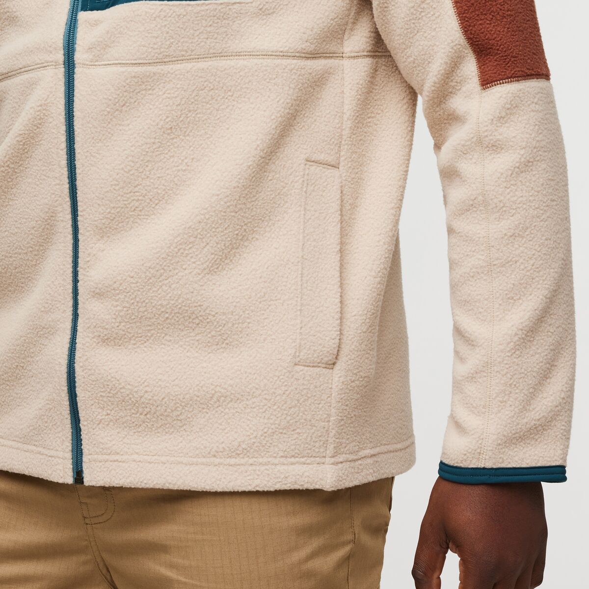 Abrazo Fleece Full-Zip Jacket - Acorn/Oatmeal