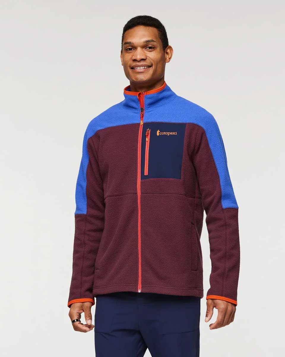 Abrazo Fleece Full-Zip Jacket  - Blue Violet/Wine