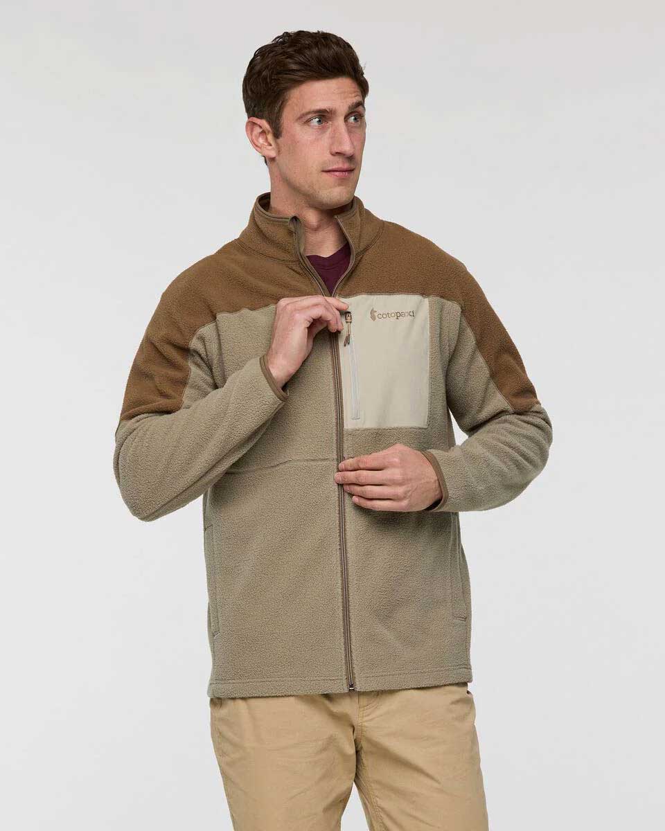 Abrazo Fleece Full-Zip Jacket - Dune/Stone