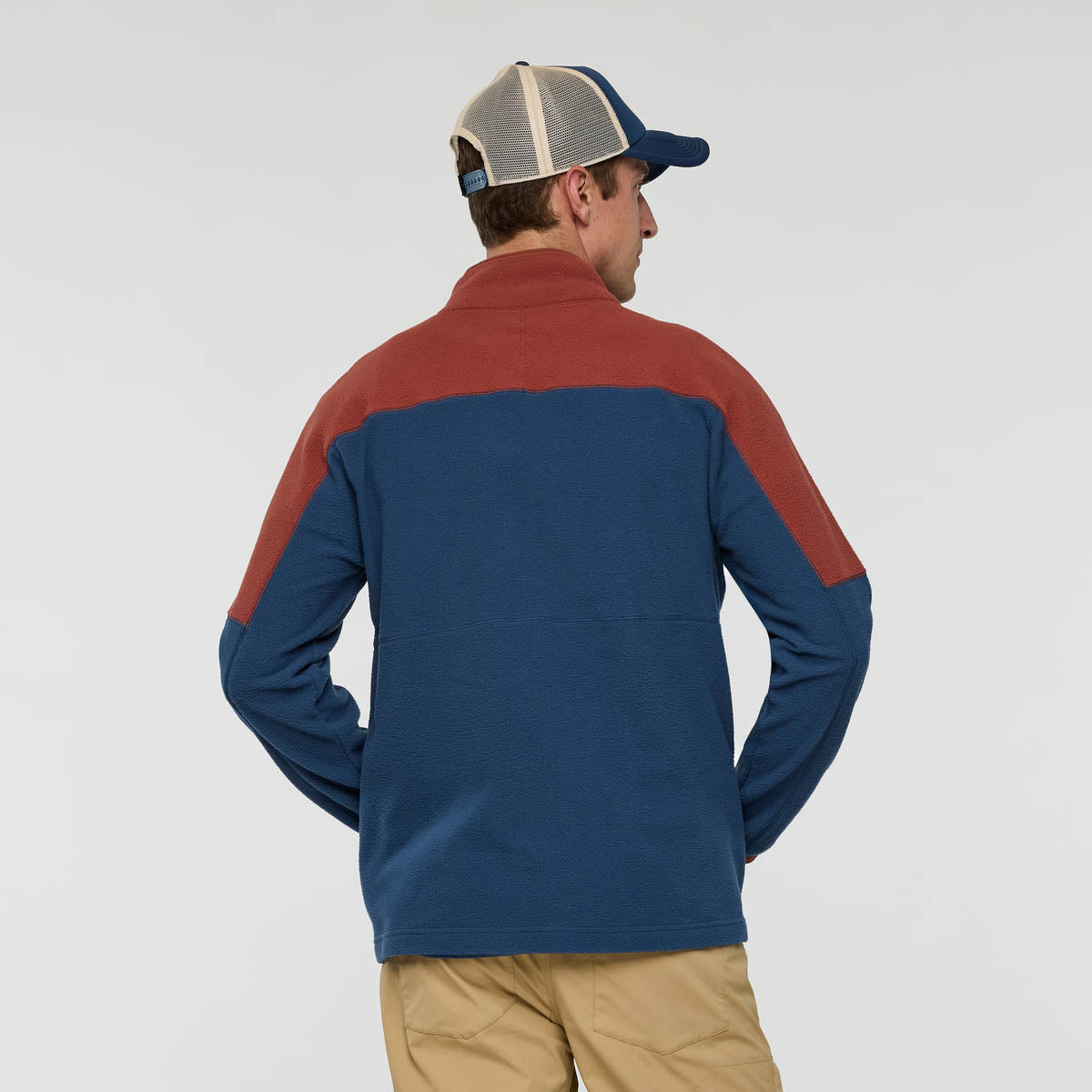 Abrazo Fleece Full-Zip Jacket  - Nutmeg/Deep Sea