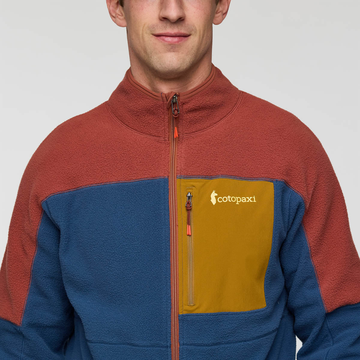 Veste à zip intégral Abrazo Fleece - Nutmeg/Deep Sea