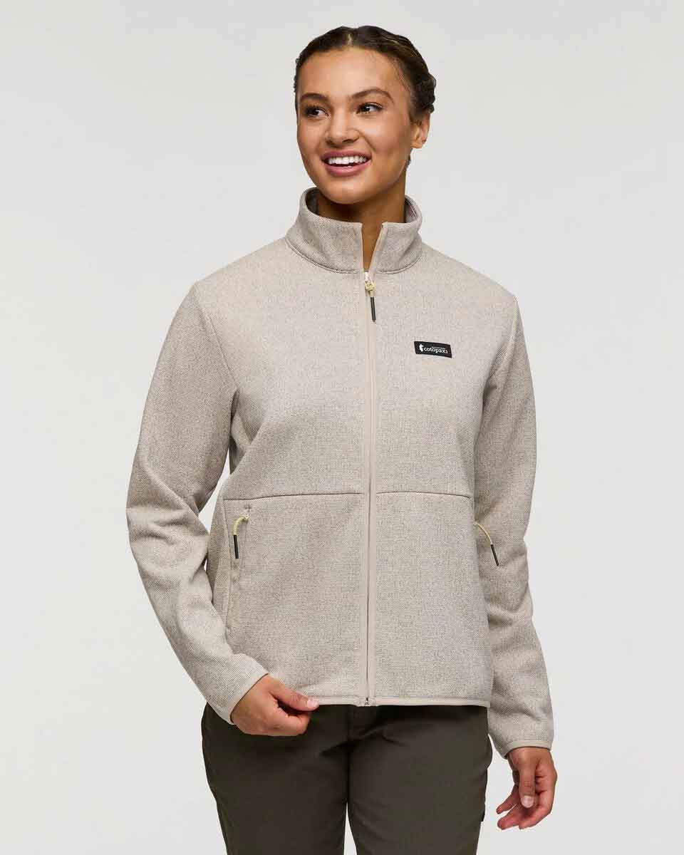 Envo Fleece Full-Zip Jacket Damen - Heather Cream