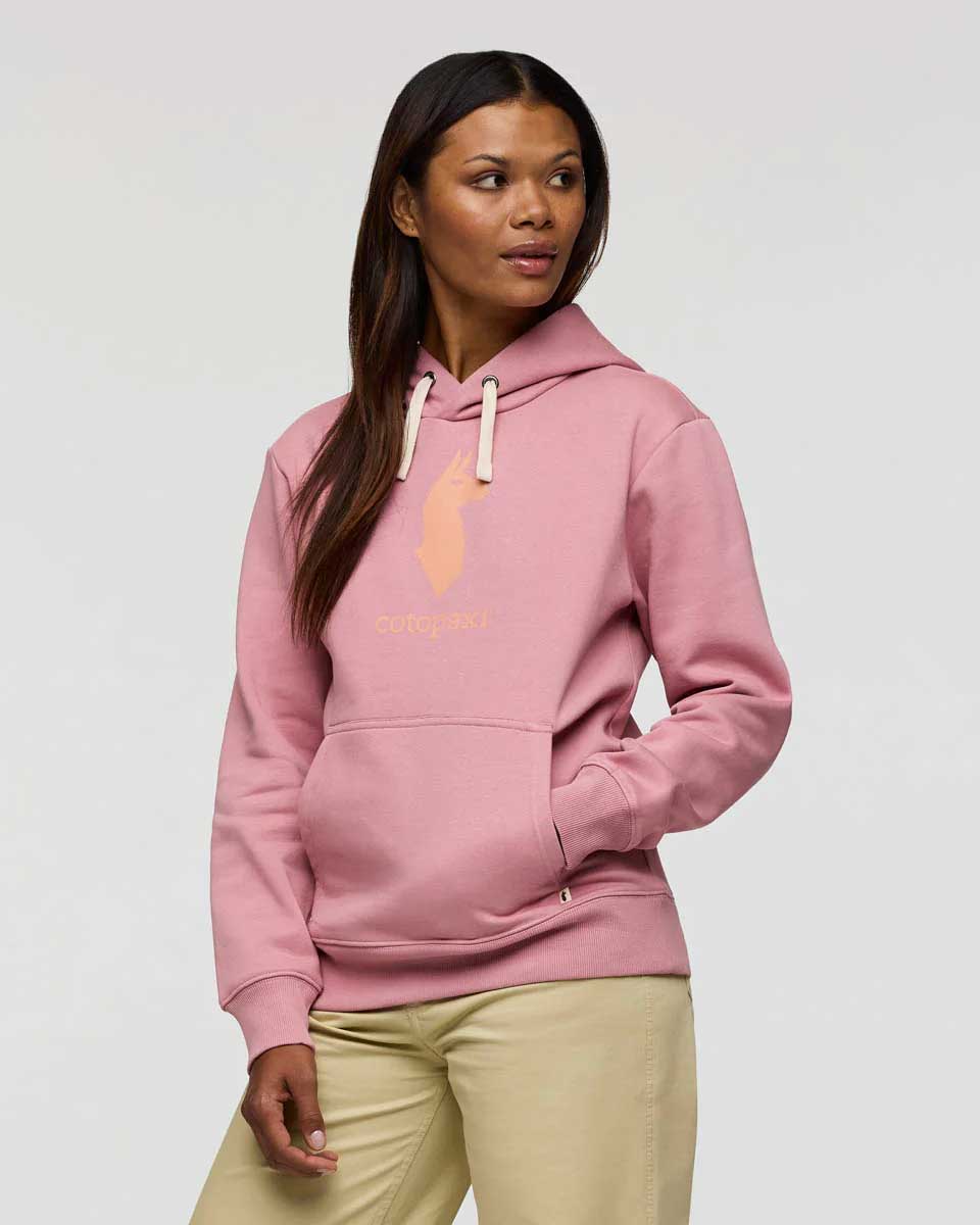 Cotopaxi Llama Pullover Hoodie Damen - Rose