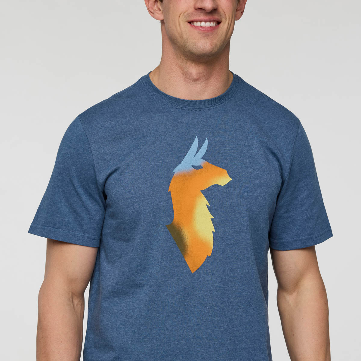 Bitmap Llama T-Shirt Herren - Deep Sea