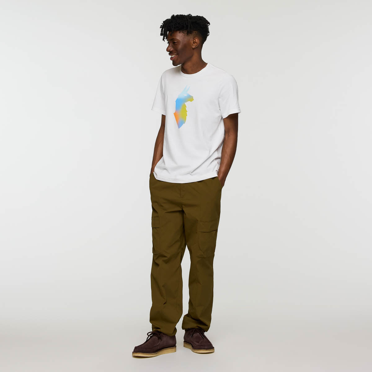 Bitmap Llama T-Shirt Herren - White