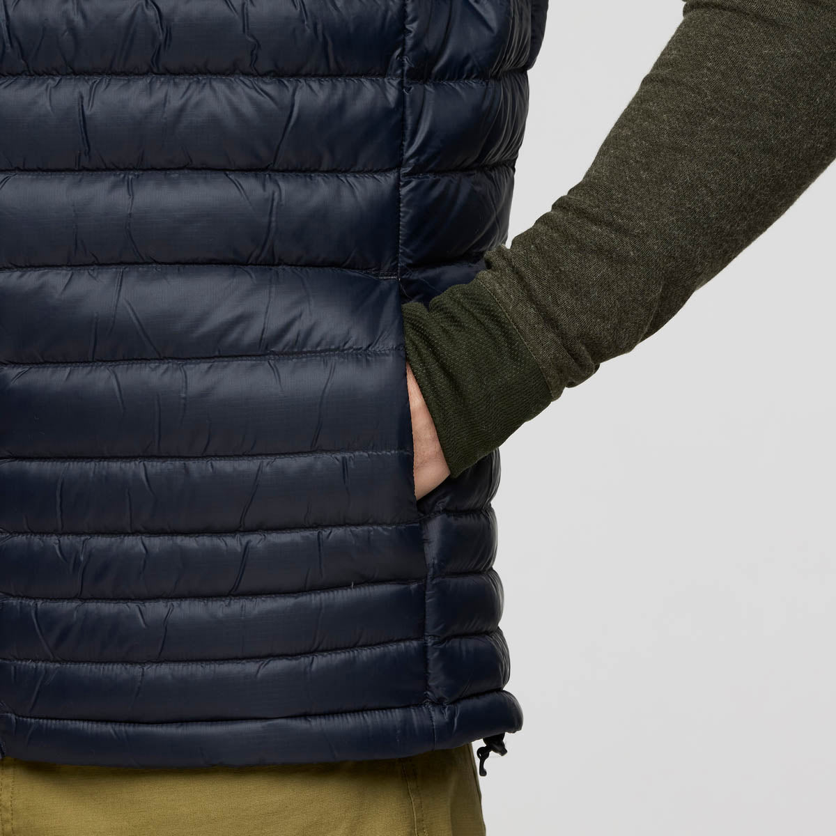 Fuego Down Vest Men - Carbon Stripes