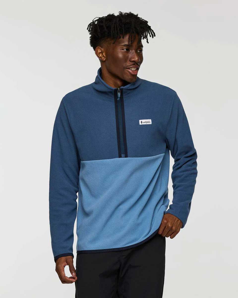Amado Fleece Pullover - Deep Sea/Fjord