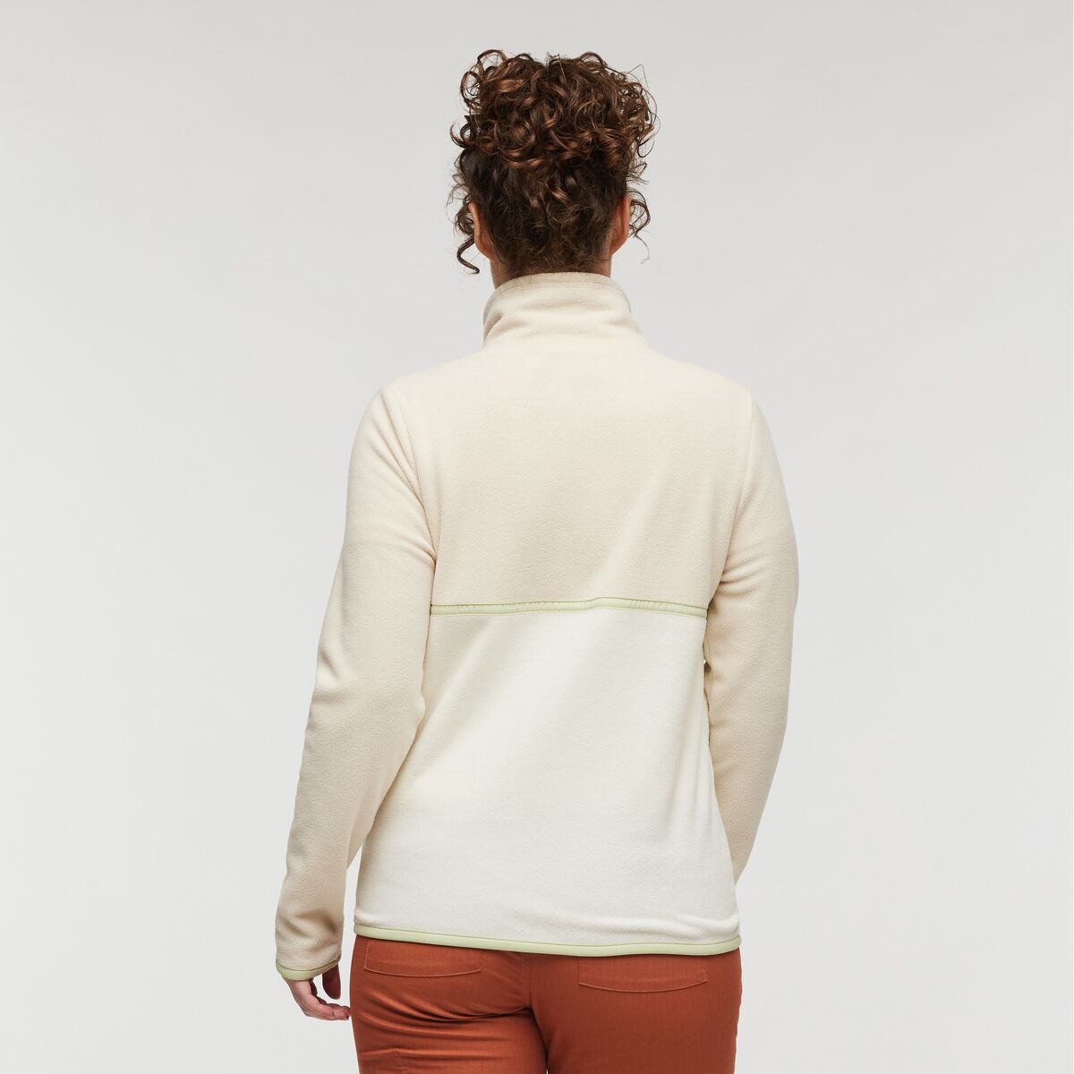 Amado fleece pullover - Bone/Cream