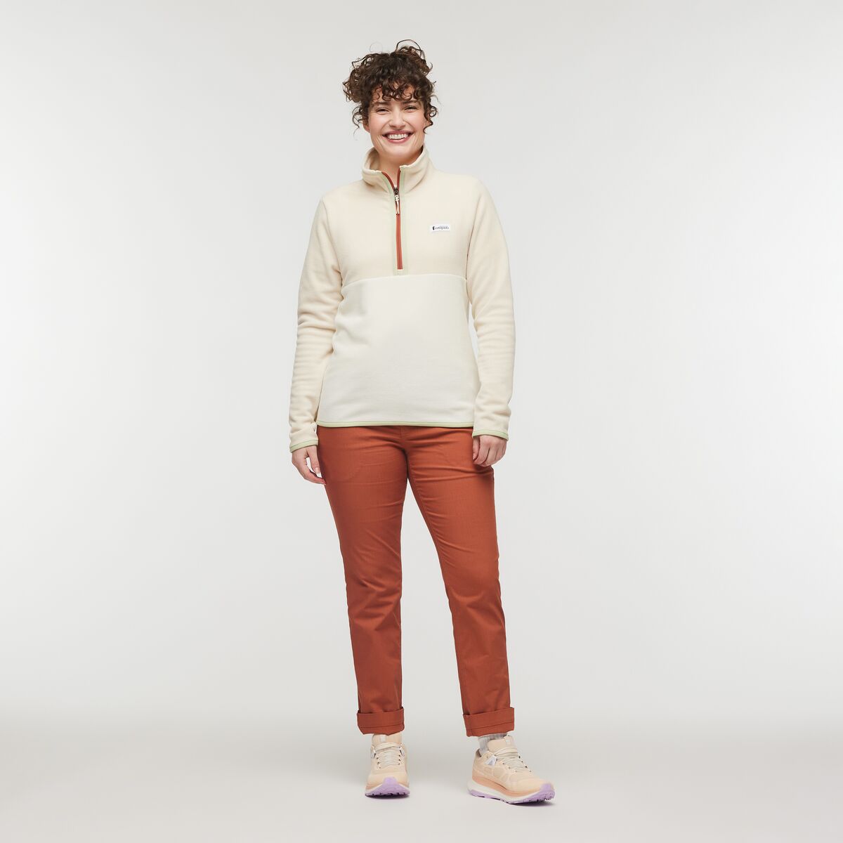 Amado Fleece Pullover  - Bone/Cream