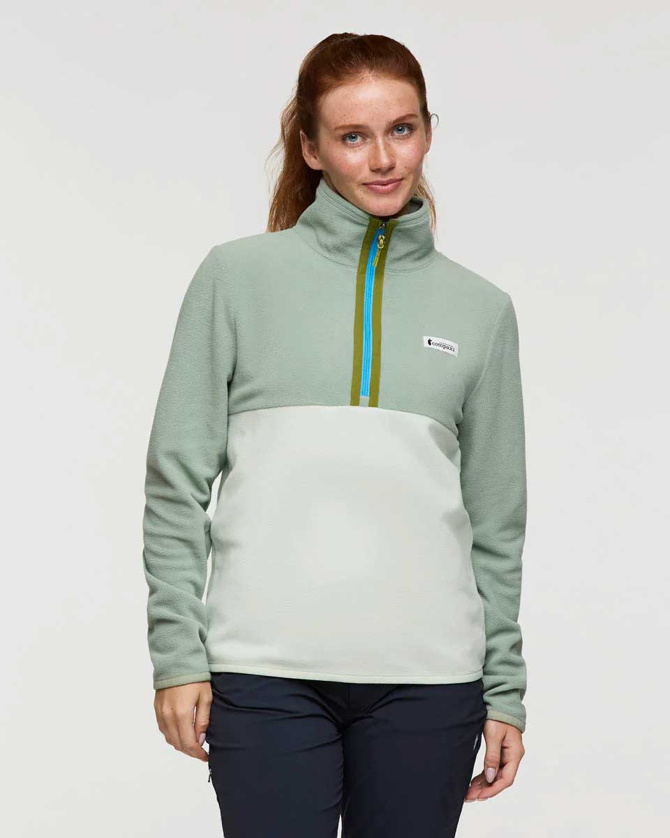 Amado Fleece Pullover  - Silver Leaf/Foam