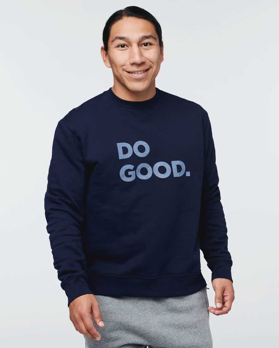 Do Good Organic CrewSweatshirt - Maritime