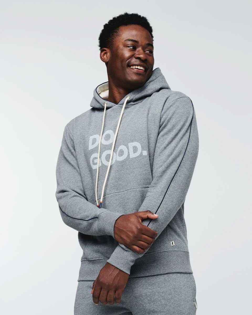 Do Good Pullover Hoodie  - Heather Grey