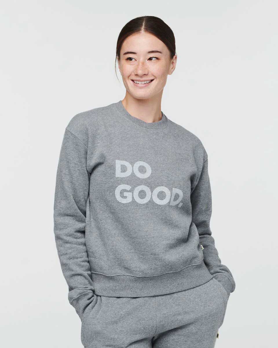 Do Good Organic CrewSweatshirt  - Heather Grey