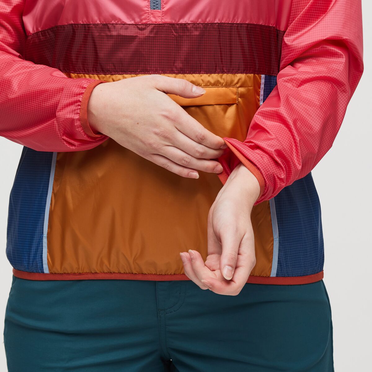 Teca Half-Zip Windbreaker - Floor Is Lava