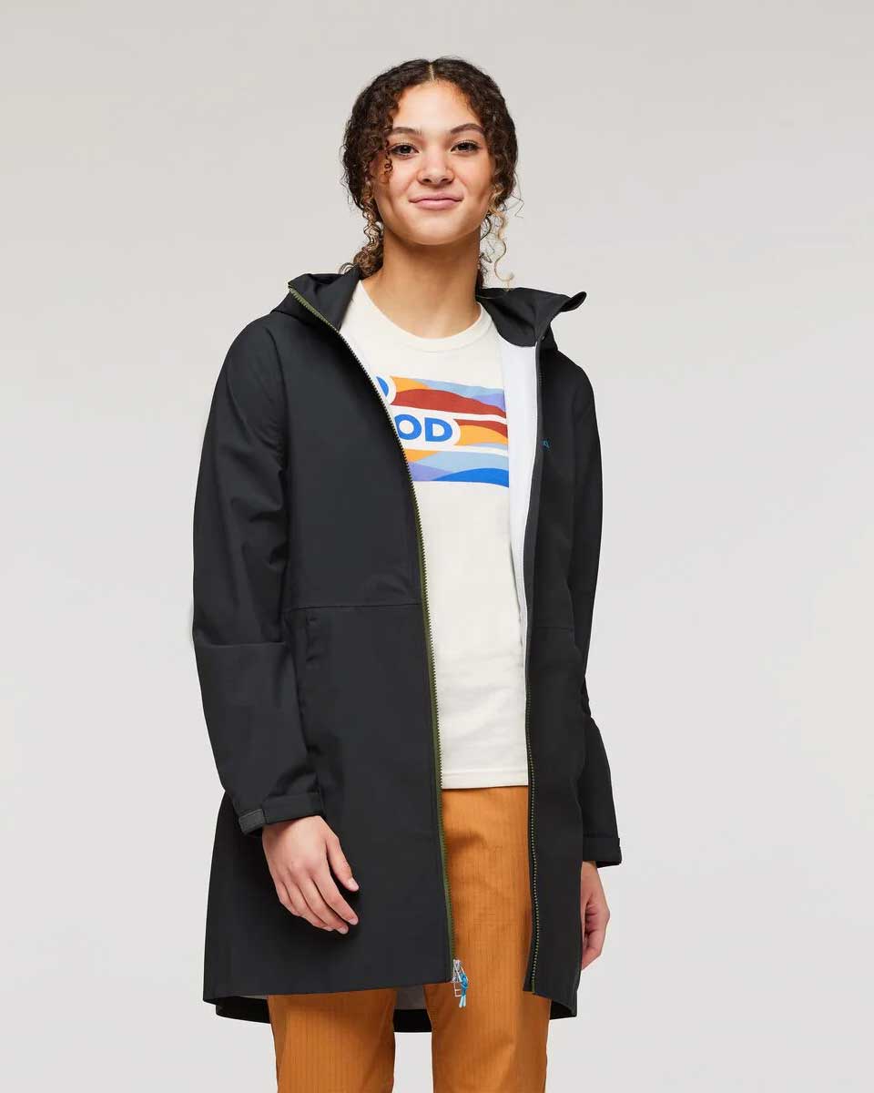 Cielo Rain Trench  - All Black
