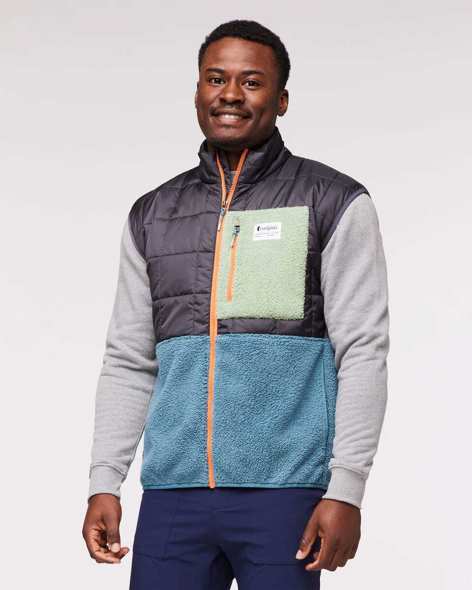 Trico Hybrid Vest Men - Graphite/Blue Spruce