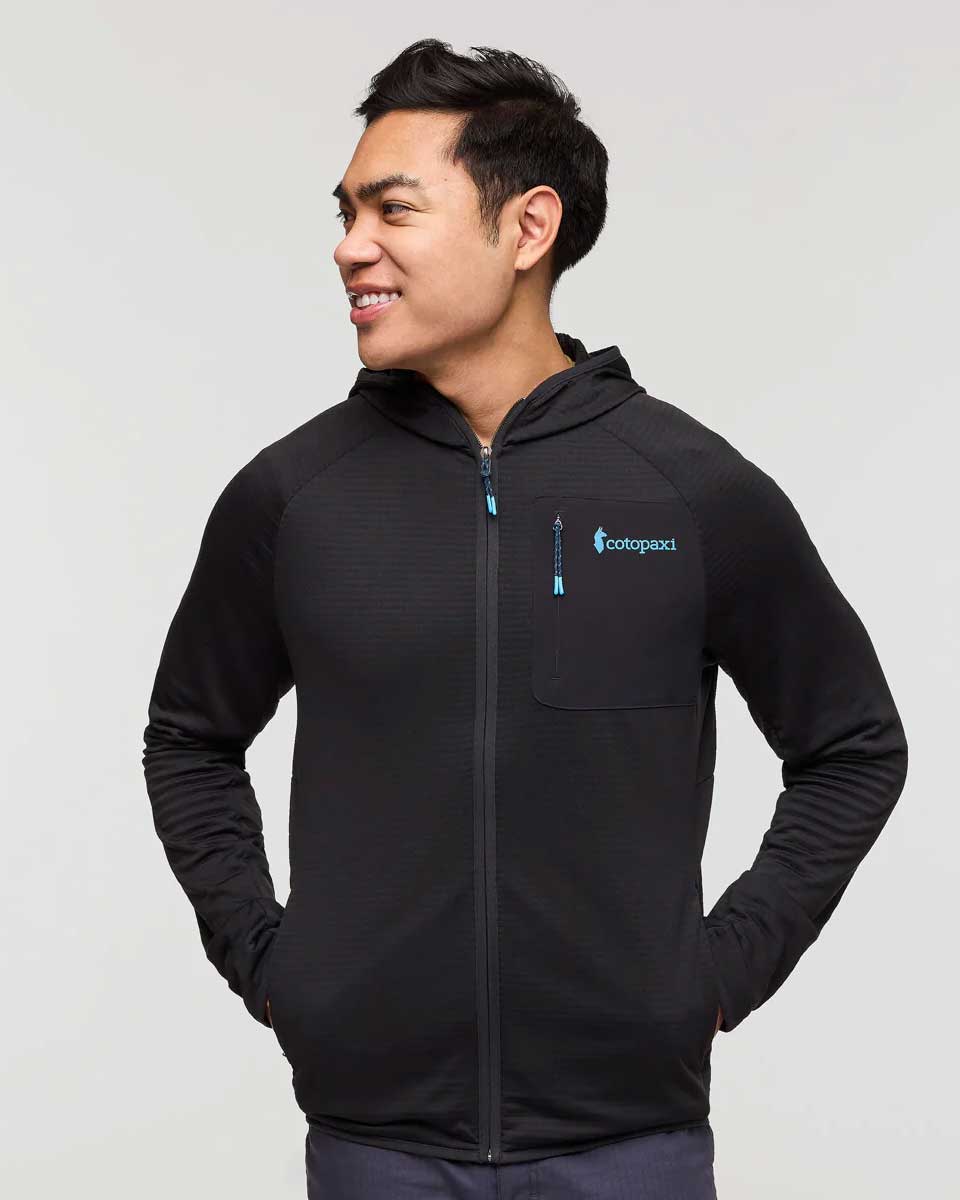 Otero Fleece FullZipHooded Jkt hommes - Cotopaxi Noir