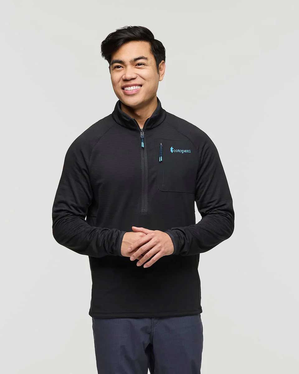 Otero Fleece Half-Zip Pullover Men - Cotopaxi Black